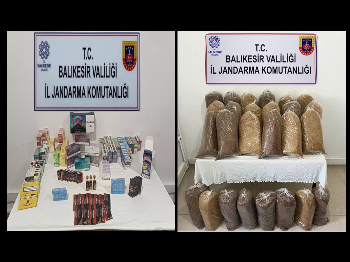 Ayvalık ve İvrindi’de Kaçak Tütüne Darbe: 2 Gözaltı