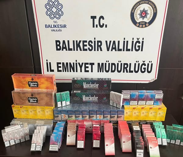 Balıkesir’de Kaçak Sigara Operasyonu: 665 Paket Ele Geçirildi