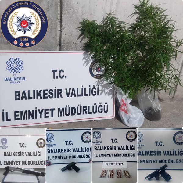 Balıkesir’de Asayiş Uygulamalarında 77 Aranan Şahıs Yakalandı