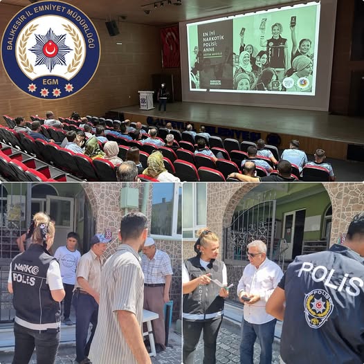 Balıkesir Emniyeti’nden 350 Vatandaşa Uyuşturucu Farkındalığı Eğitimi
