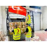 TÜRK KIZILAY’DAN BATI ŞERİA’YA 1200 GIDA KOLİSİ