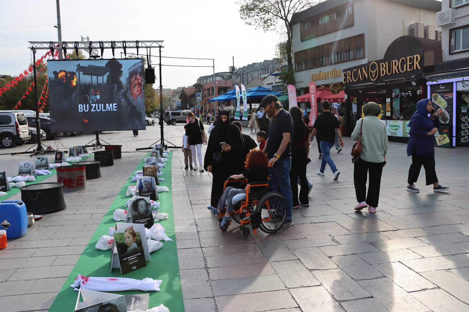 Eyüpsultan’da Gazze İçin Duygusal Farkındalık Etkinliği Başladı