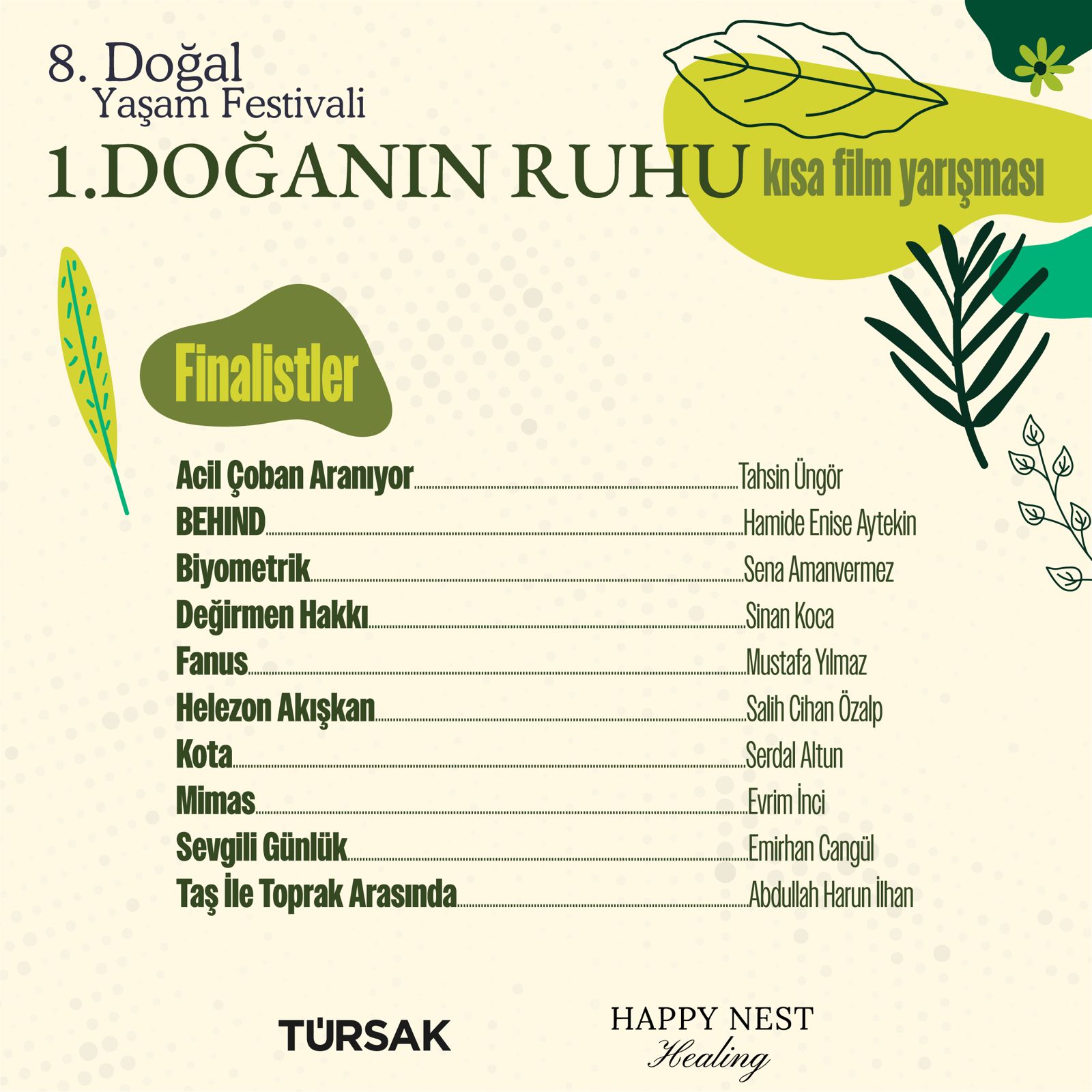 Doğanın Ruhu” Kısa Film Yarışması’nda Final Heyecanı