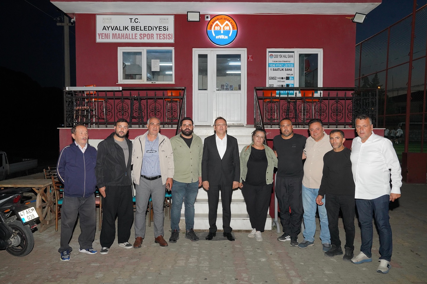 Başkan Ergin’den Yeni Mahallespor’a Moral Ziyareti