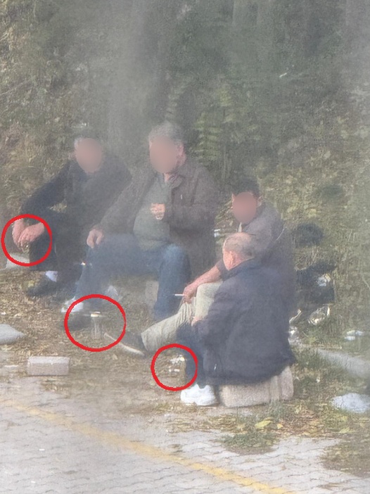 BANDIRMA’DA CİN ÇUKURU MEVKİİ’NDE ALKOL TEPKİSİ