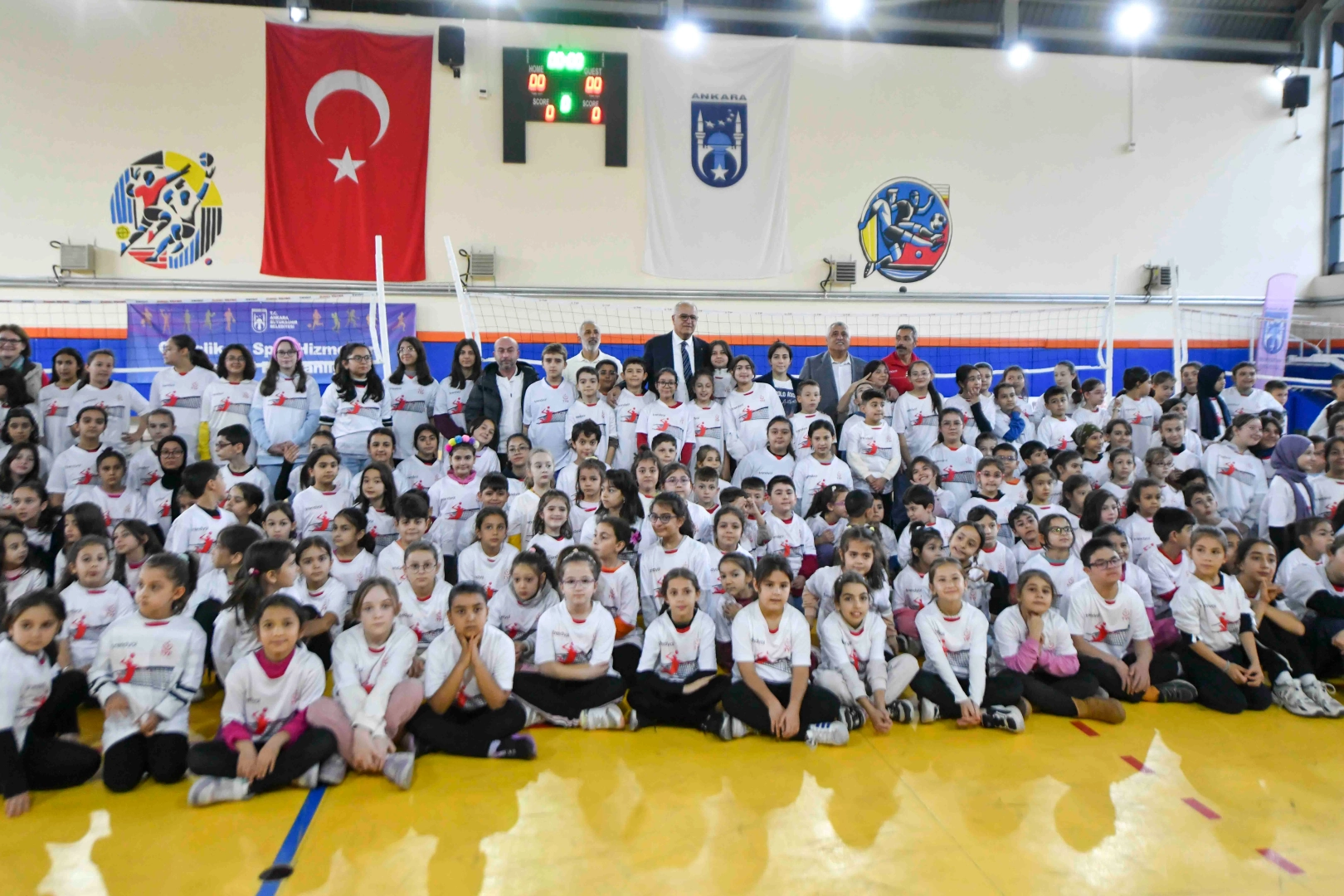 Başkent’te ikinci ‘Fabrika Voleybol Okulu’ açıldı
