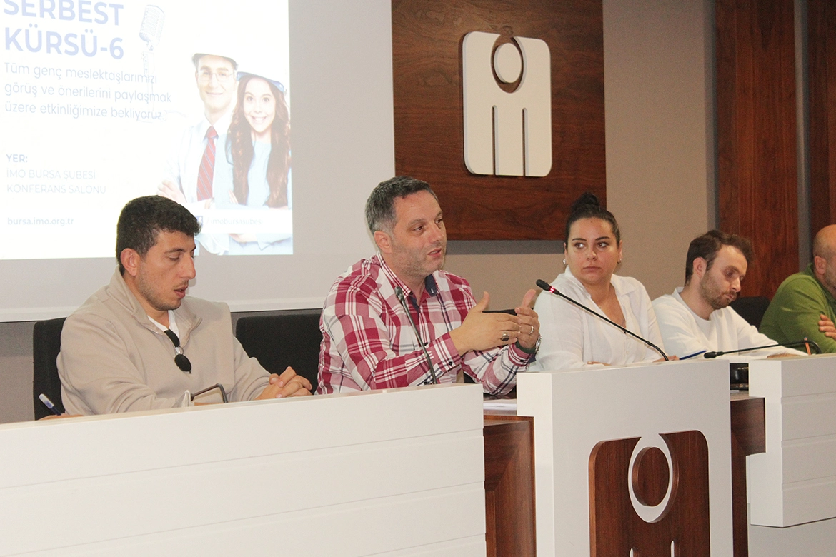 Bursa’da İMO yönetimi genç mühendislerle buluştu