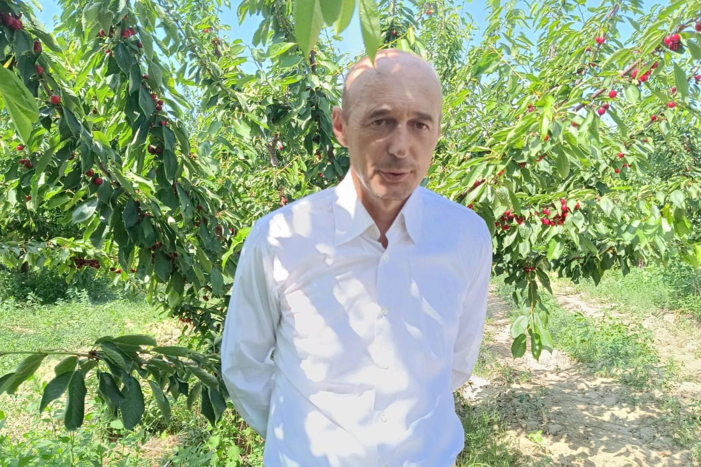 Enez’de kiraz bahçelerine RES köylüleri ayağa kaldırdı