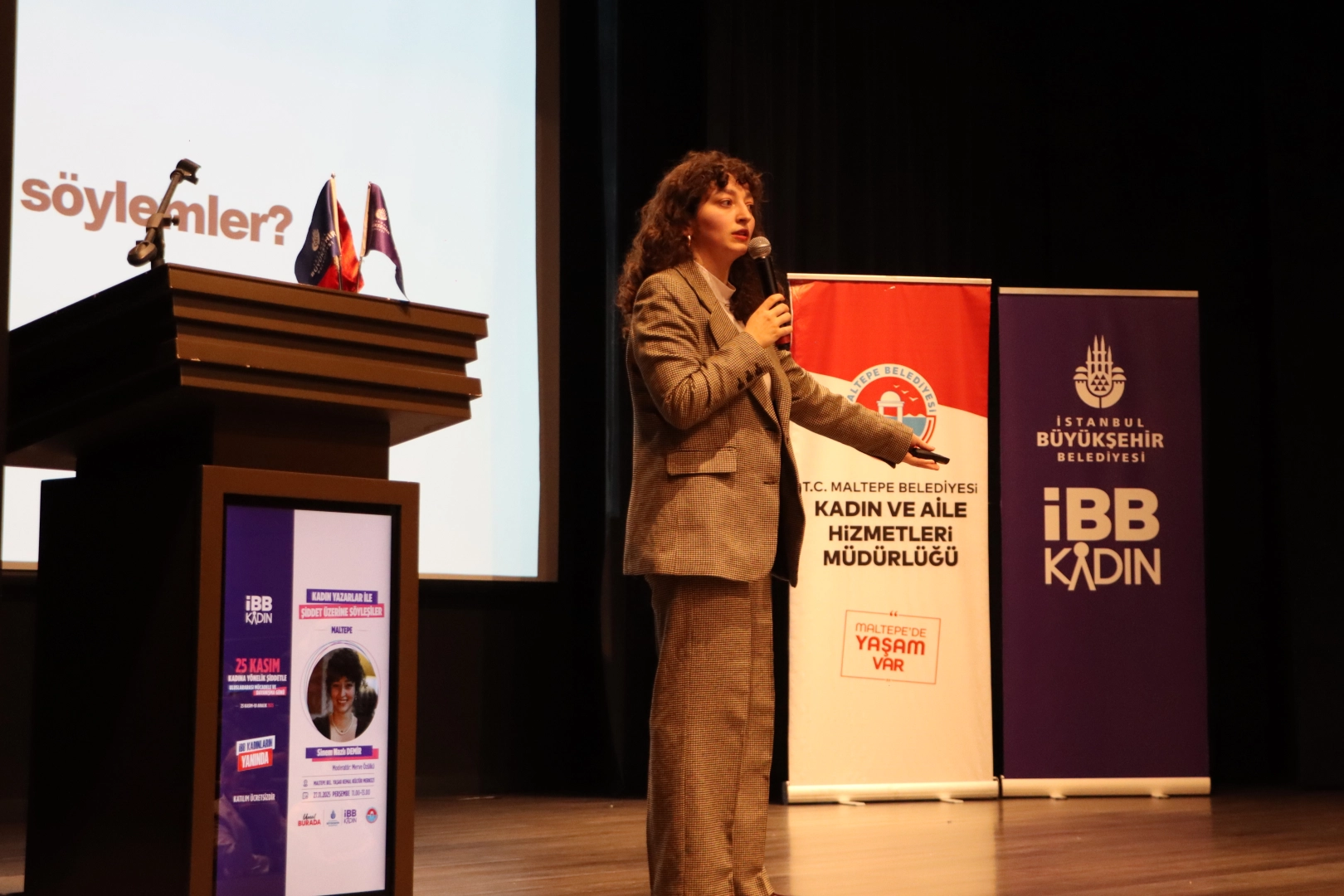 İstanbul Maltepe’de şiddet üzerine söyleşi