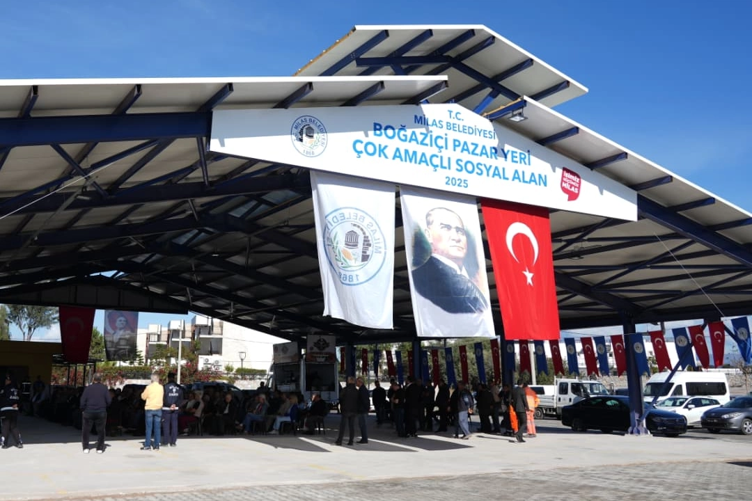 Muğla Boğaziçi’de ‘Pazar Yeri ve Sosyal Alan’ açıldı