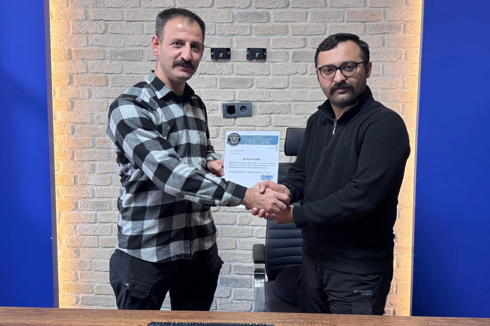 Şahbaz Derneği Arama Kurtarma Birimi kuruldu… Birim Amirliğine Ercan Şen atandı