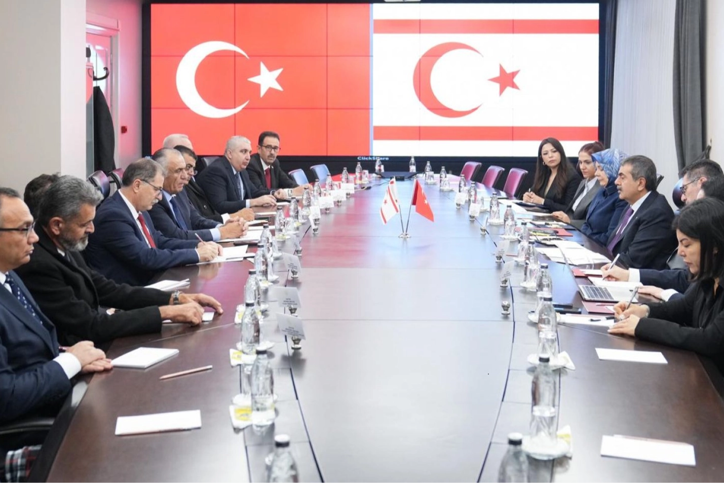 Bakan Tekin, KKTC’li mevkidaşını ağırladı