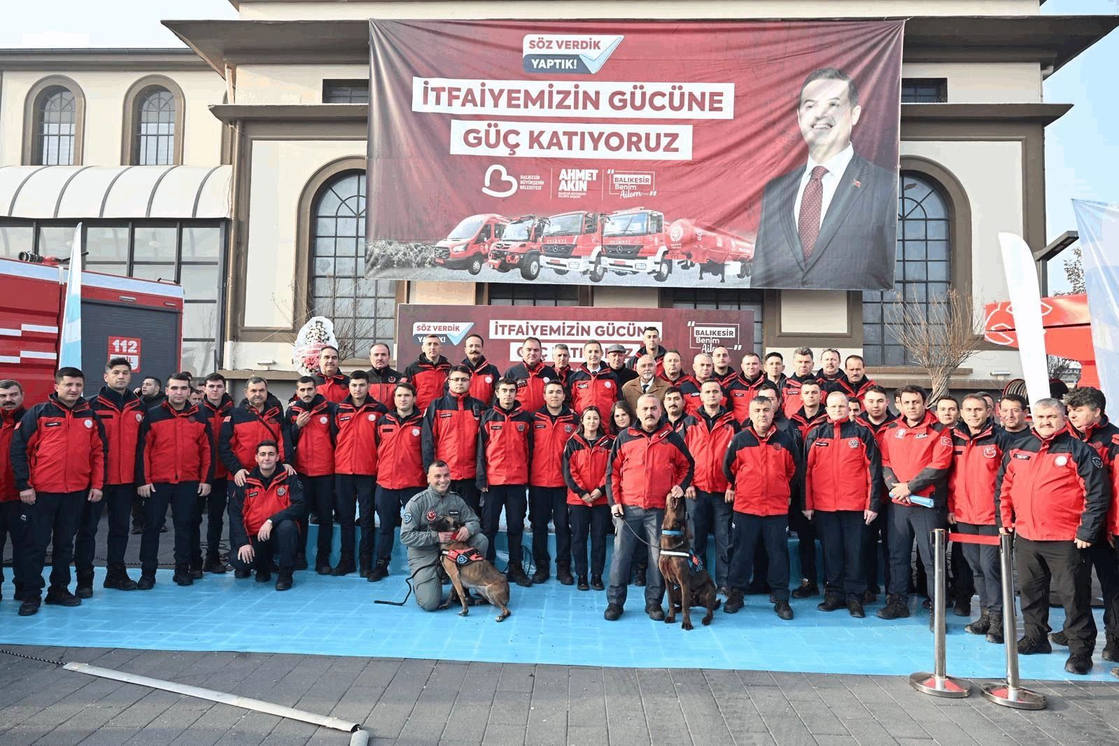 Balıkesir itfaiyesi gücüne güç katıyor