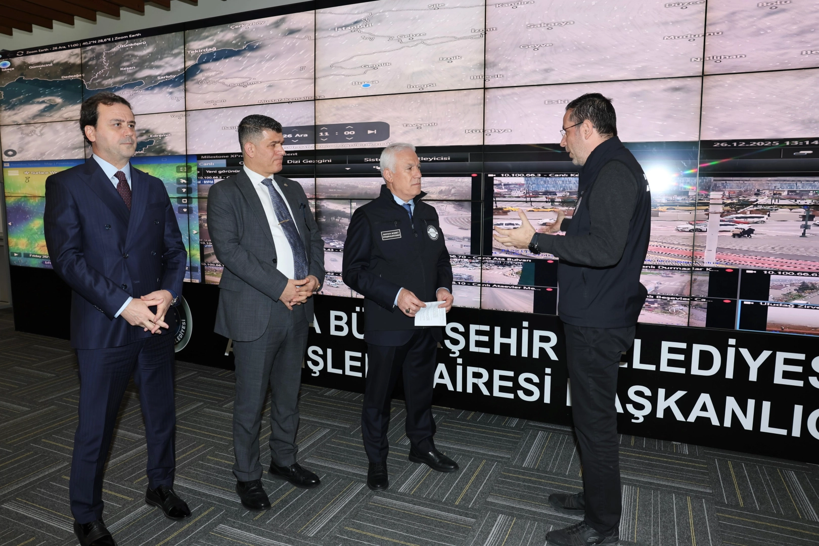 Bursa Büyükşehir’de kar alarmı