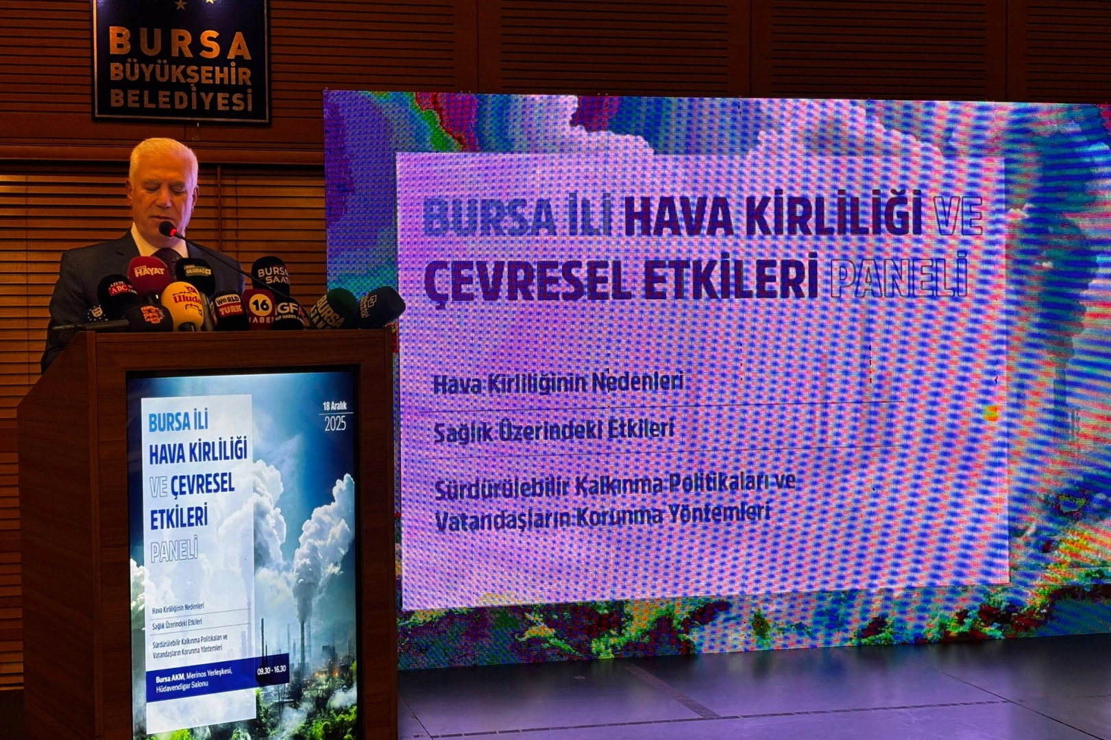 Bursa’da hava kirliliği alarmı! “Temiz hava gelecek kuşaklara borcumuz”
