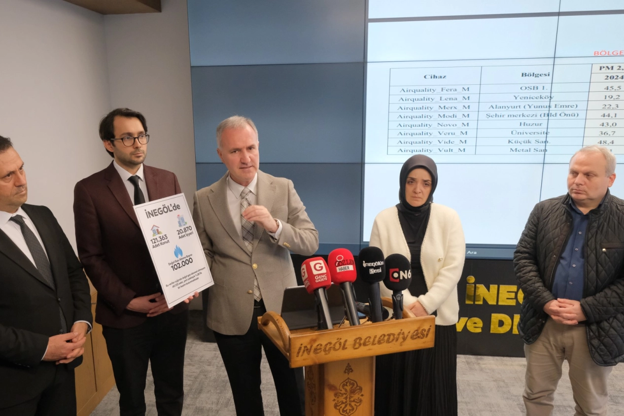 Bursa’da İnegöl’ün hava kalitesi iyileşiyor