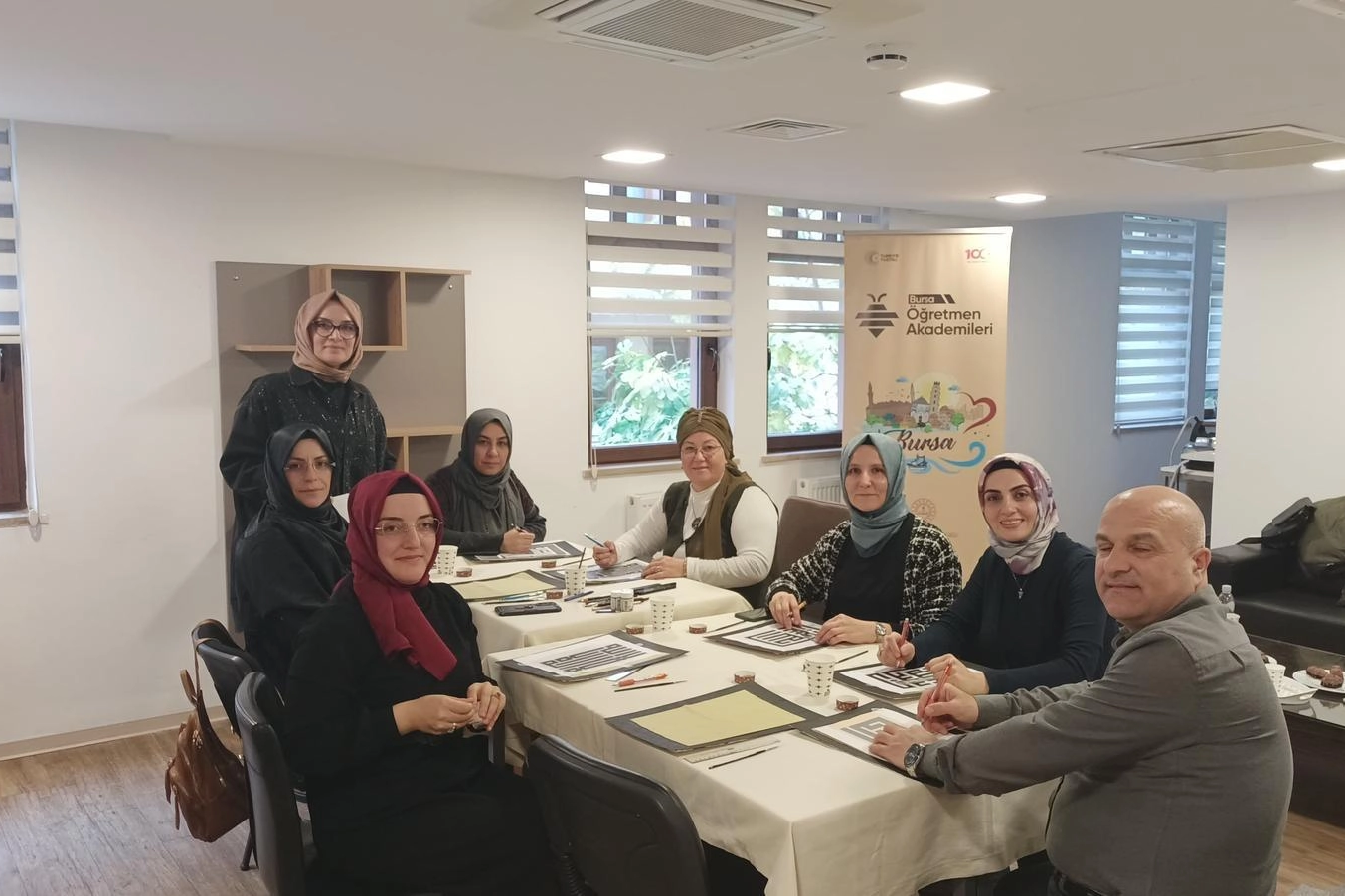Bursa Olgunlaşma Enstitüsü’nde ‘Küfi Hat’ Atölyesi