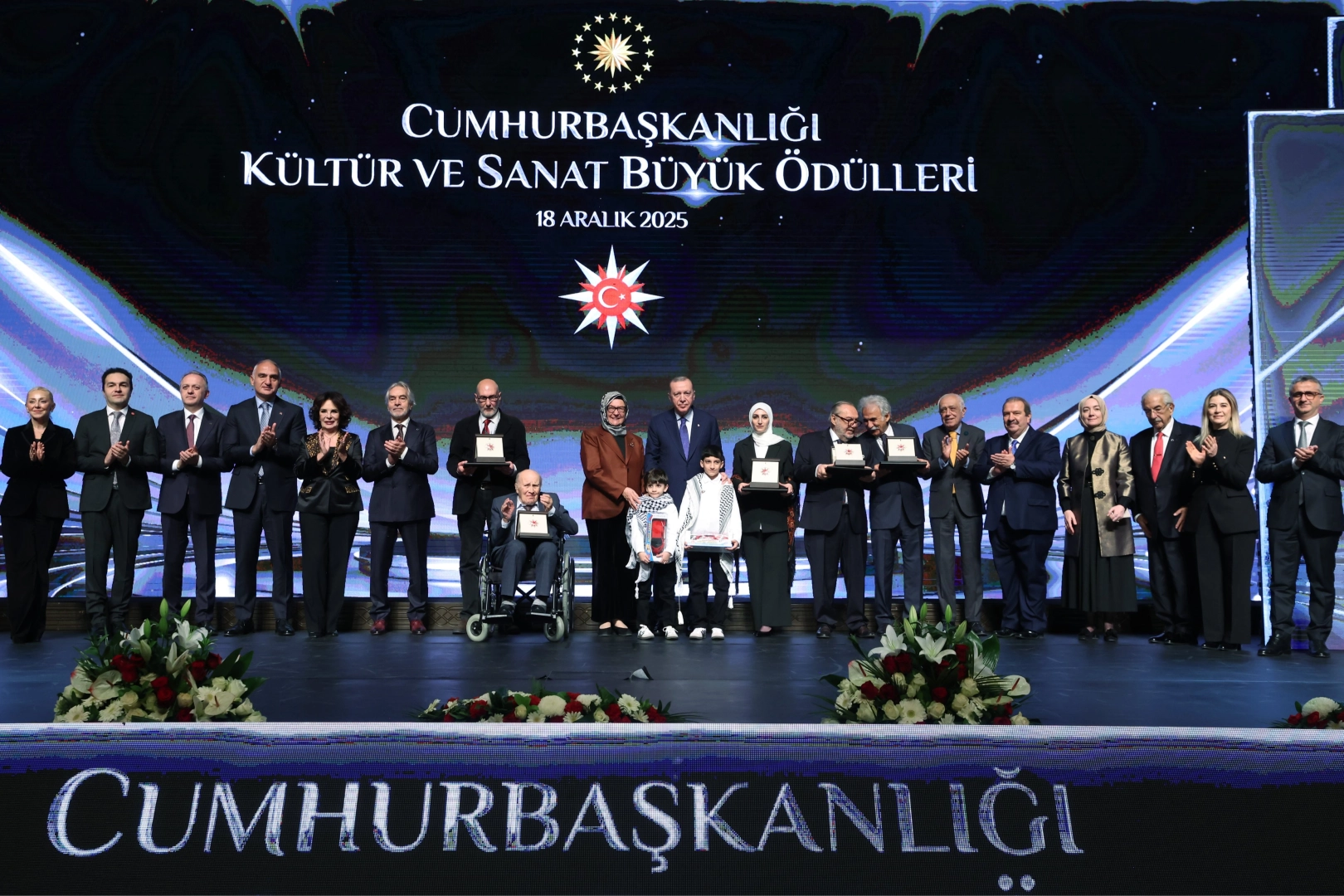 Cumhurbaşkanlığı büyük ödülleri sahiplerini buldu… Erdoğan’dan kültür ve sanat vurgusu