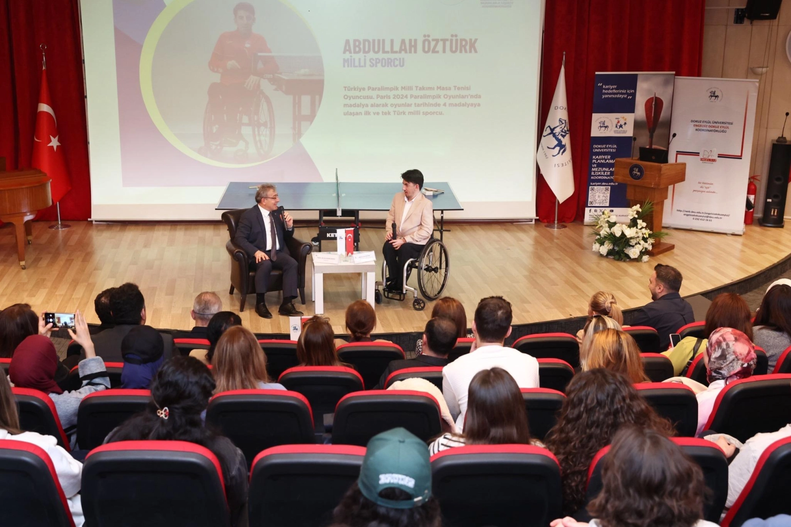 Dokuz Eylül’de sanattan spora engelsiz kariyer