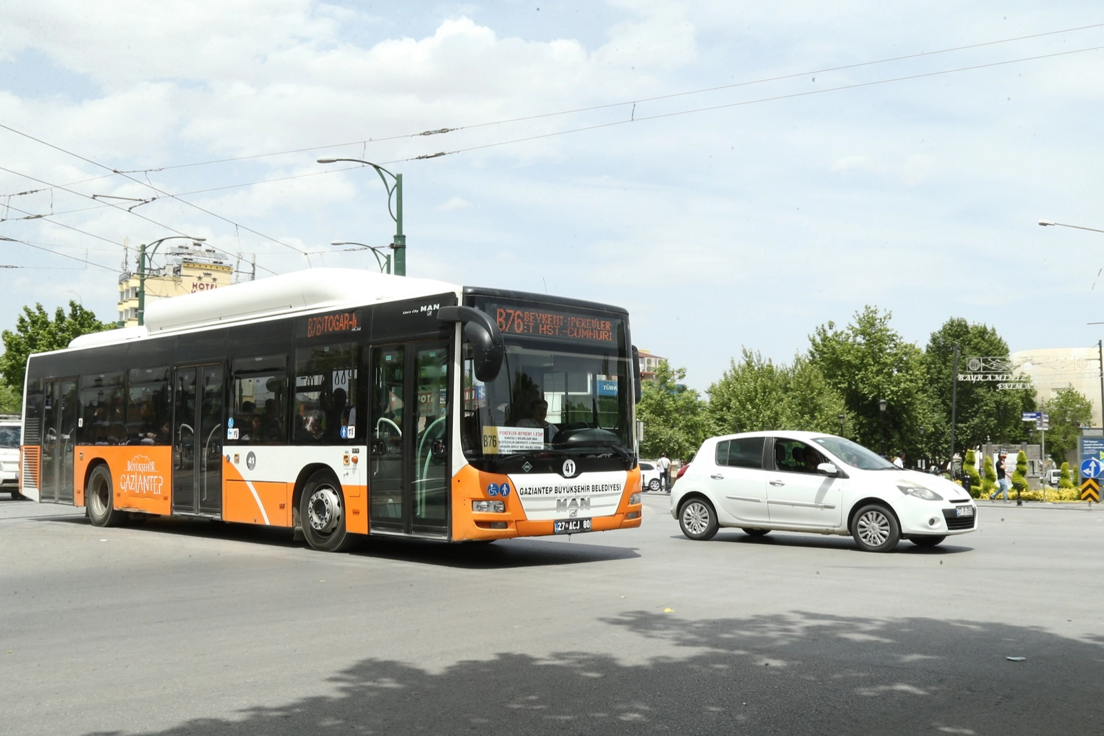 Gaziantep’te toplu ulaşım araçları 2 gün ücretsiz
