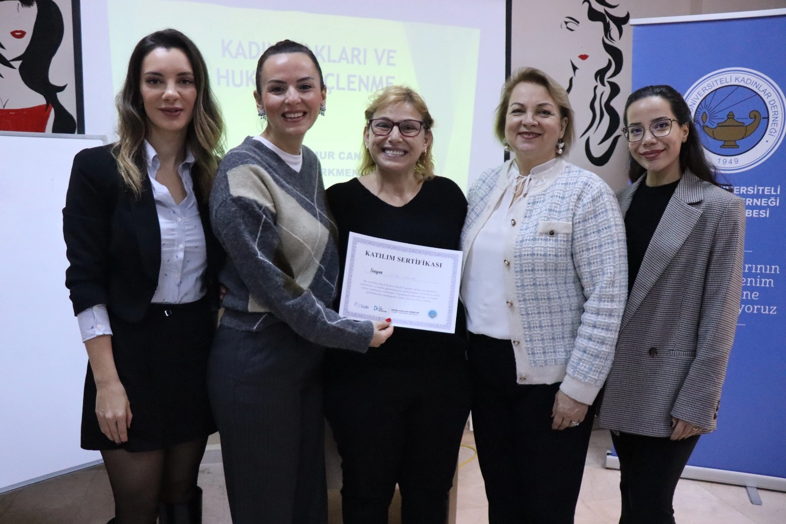 ‘Güçlü Kadın Güçlü Toplum’da ikinci grup eğitimleri tamamlandı