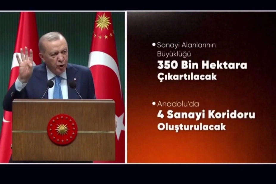 Kabine sonrası önemli mesajlar… Ekonomide 2028 hedefi 1,9 trilyon dolar… Anadolu’da 4 sanayi koridoru oluşturulacak