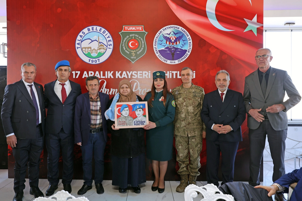 Kayseri Talas’ta şehitlerin hatıralarına özel buluşma