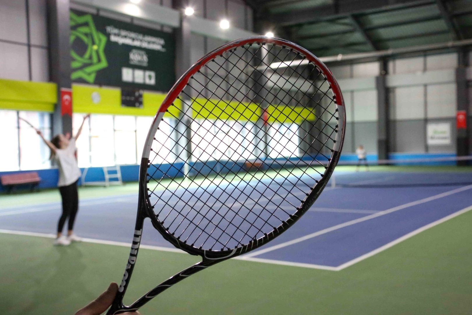 Konya Meram’da aileler ‘kort’ta buluşuyor