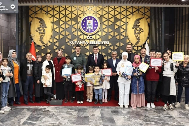 Kütahya’da Başkan Kahveci, özel öğrencileri ağırladı