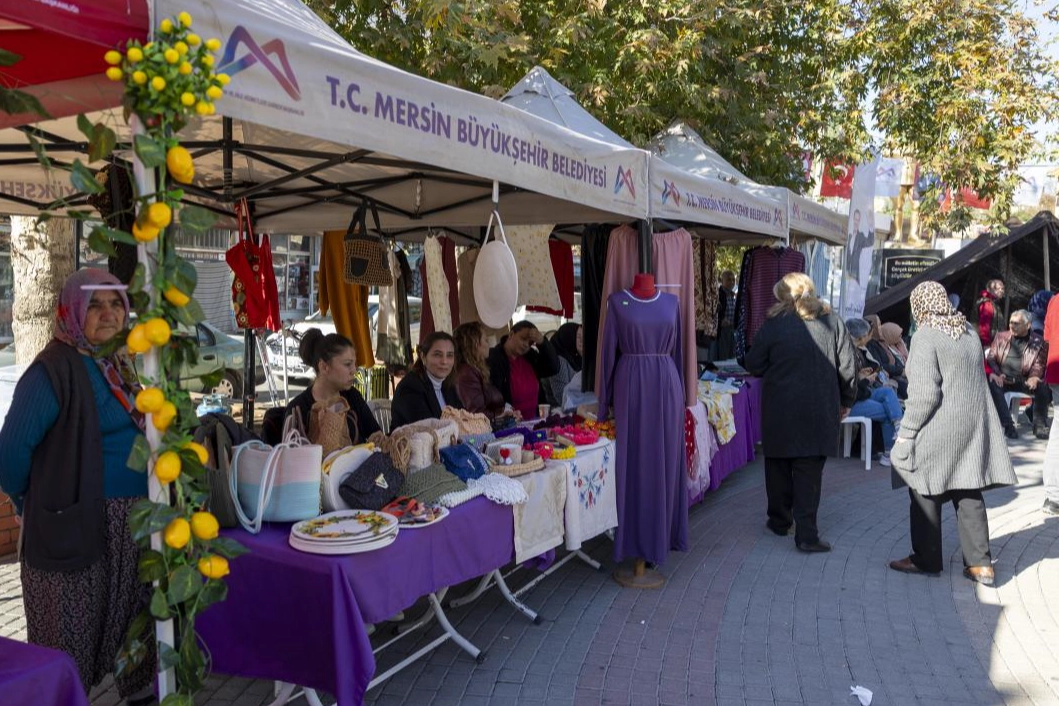 Mersin’de Yerli Malı Haftası kadın emeğiyle hayat buldu