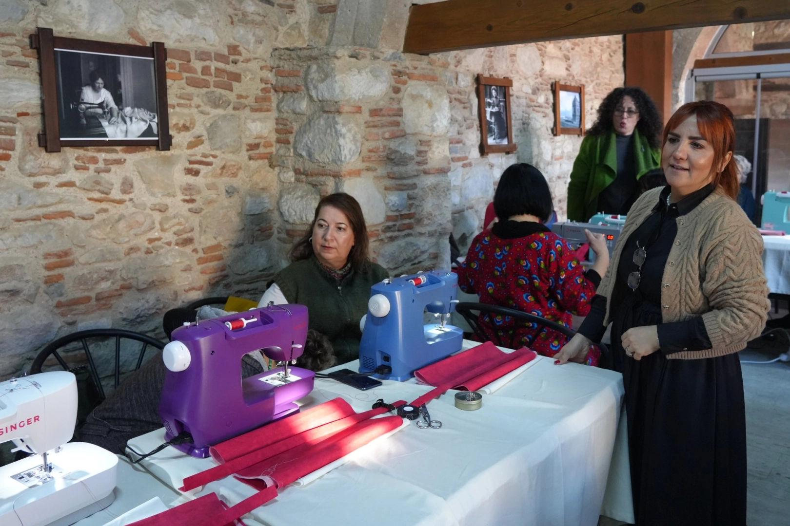 Muğla Milas’ta el emeği çantalar üretildi