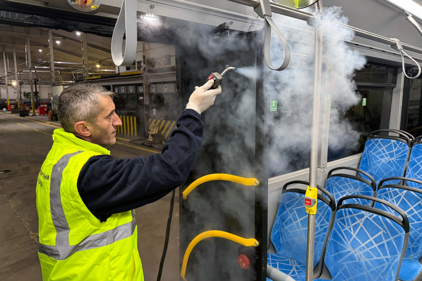 Sakarya’da toplu taşımada hijyen üst seviyede