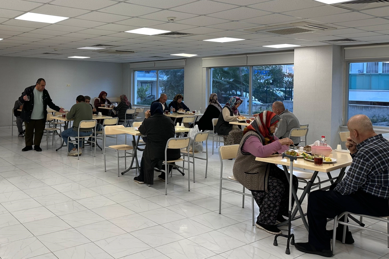 Antalya’da sosyal tesis ikinci evleri oldu