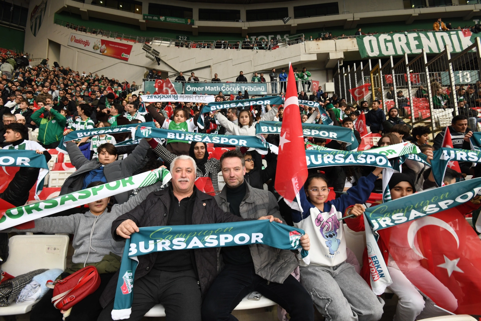 Bursa Osmangazi’de 90 çocuk daha yeşil beyazlı oldu