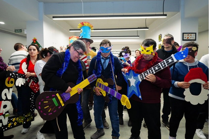 İstanbul’da Engelsiz Merkezde yeni yıl neşesi