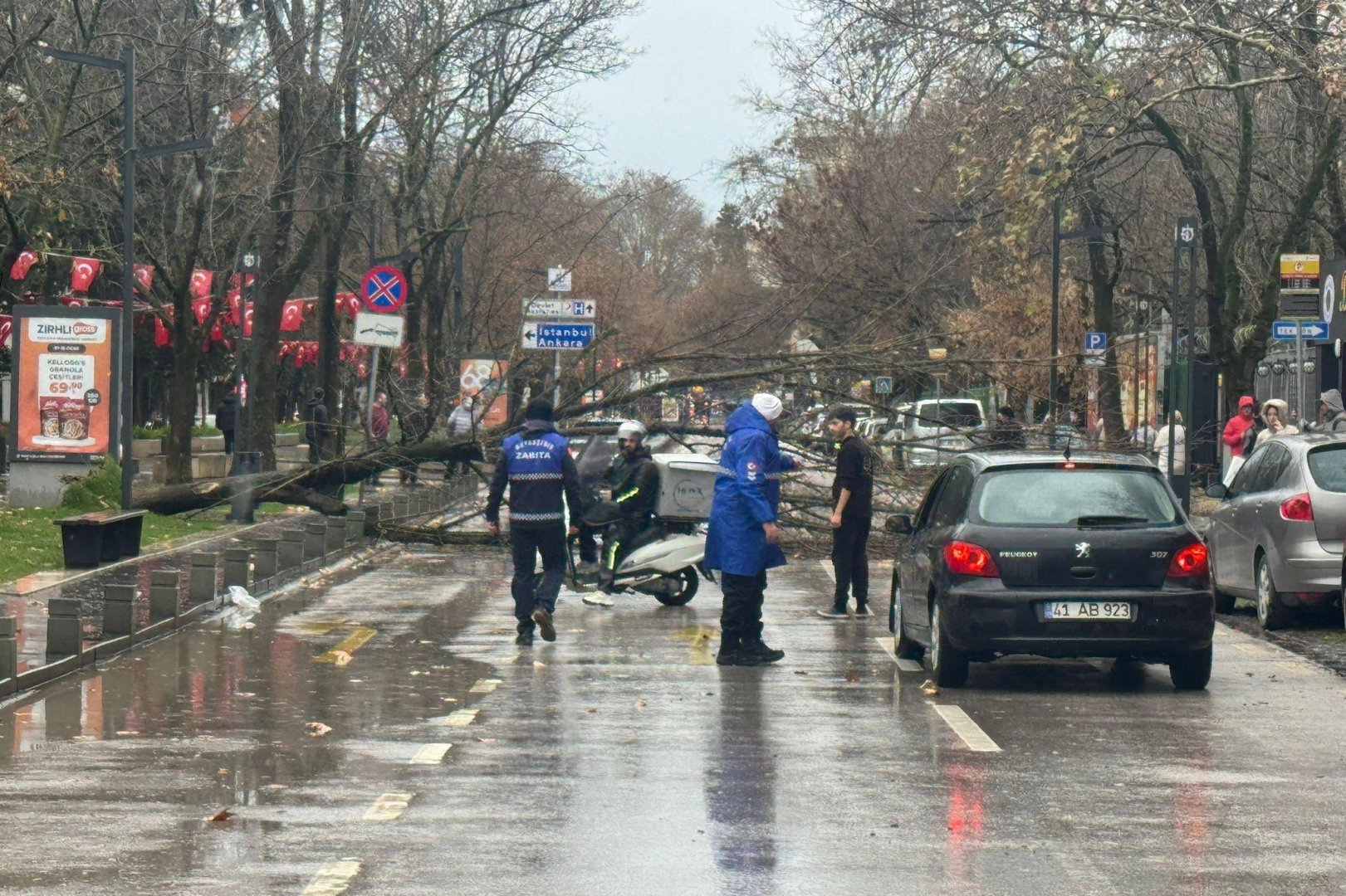 Kocaeli Büyükşehir’de lodos müdahalesi