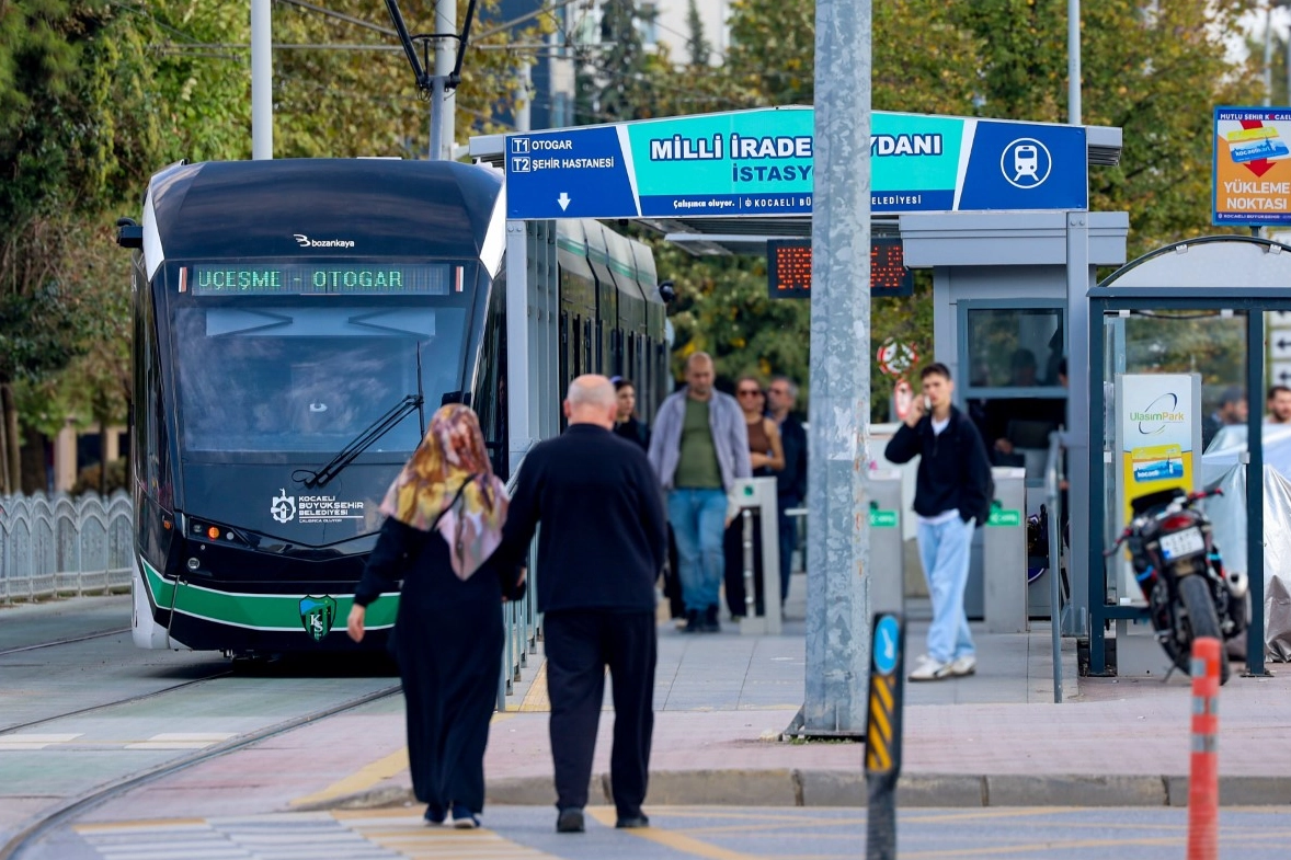 Kocaeli’de Akçaray, 2025’te 19 milyon yolcu taşıdı