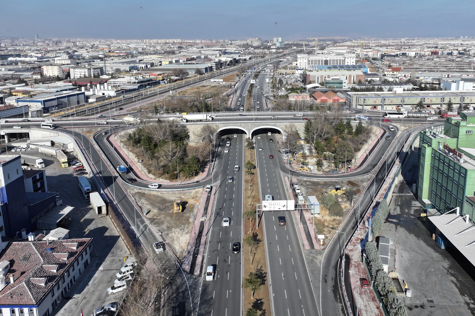 Konya’da Marangozlar Kavşağı faaliyette