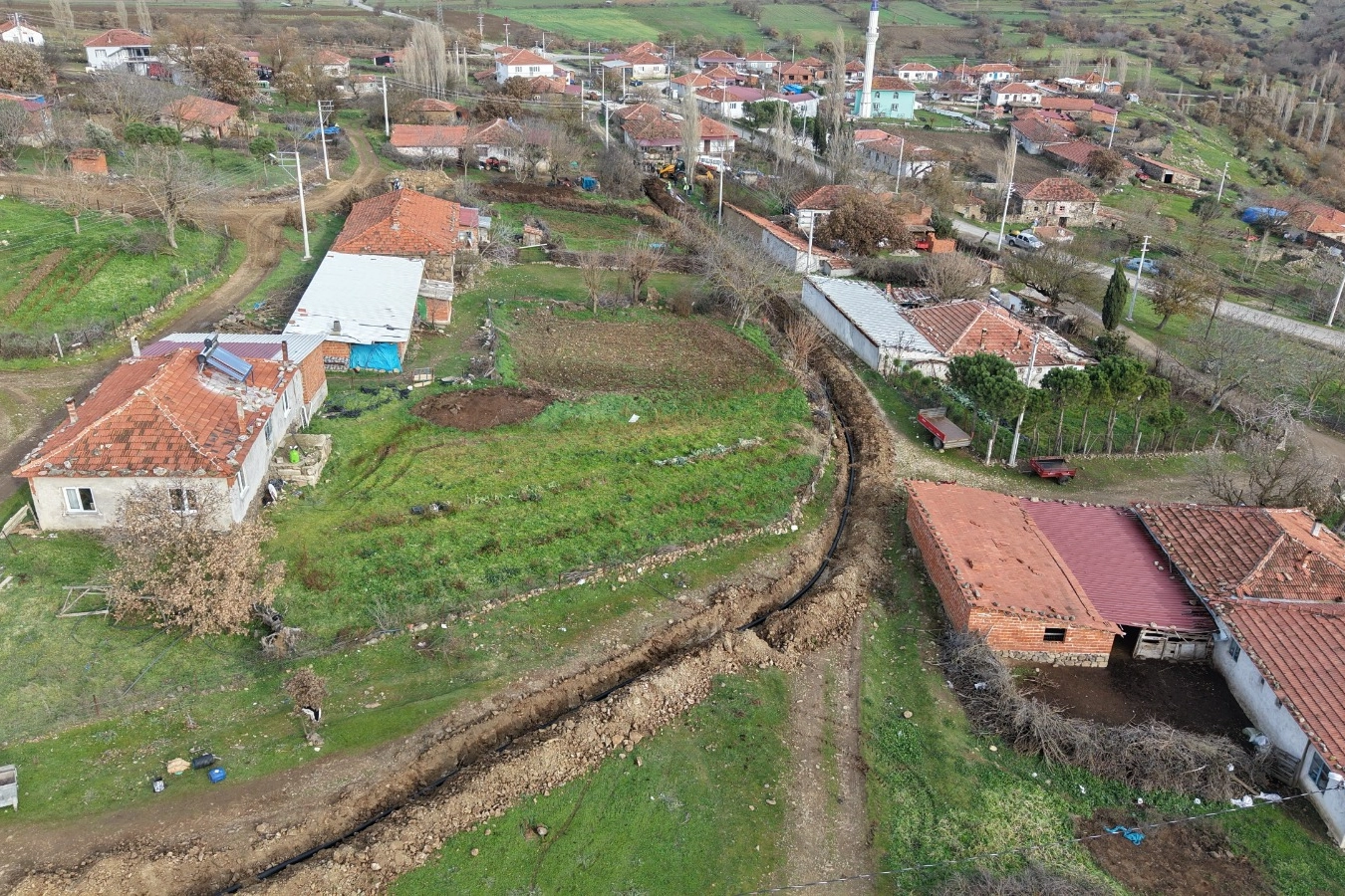 Manisa Kırkağaç’ta 85 yıllık altyapı çilesi sona eriyor