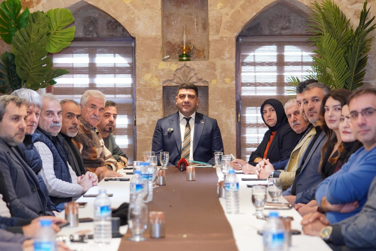 Mardin’de AK Parti İl Başkanı Üncü gazetecilerle buluştu