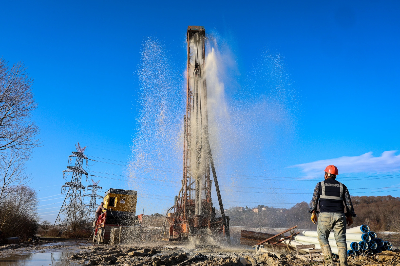 Sakarya’da 104 metreden yeni bir kaynak daha