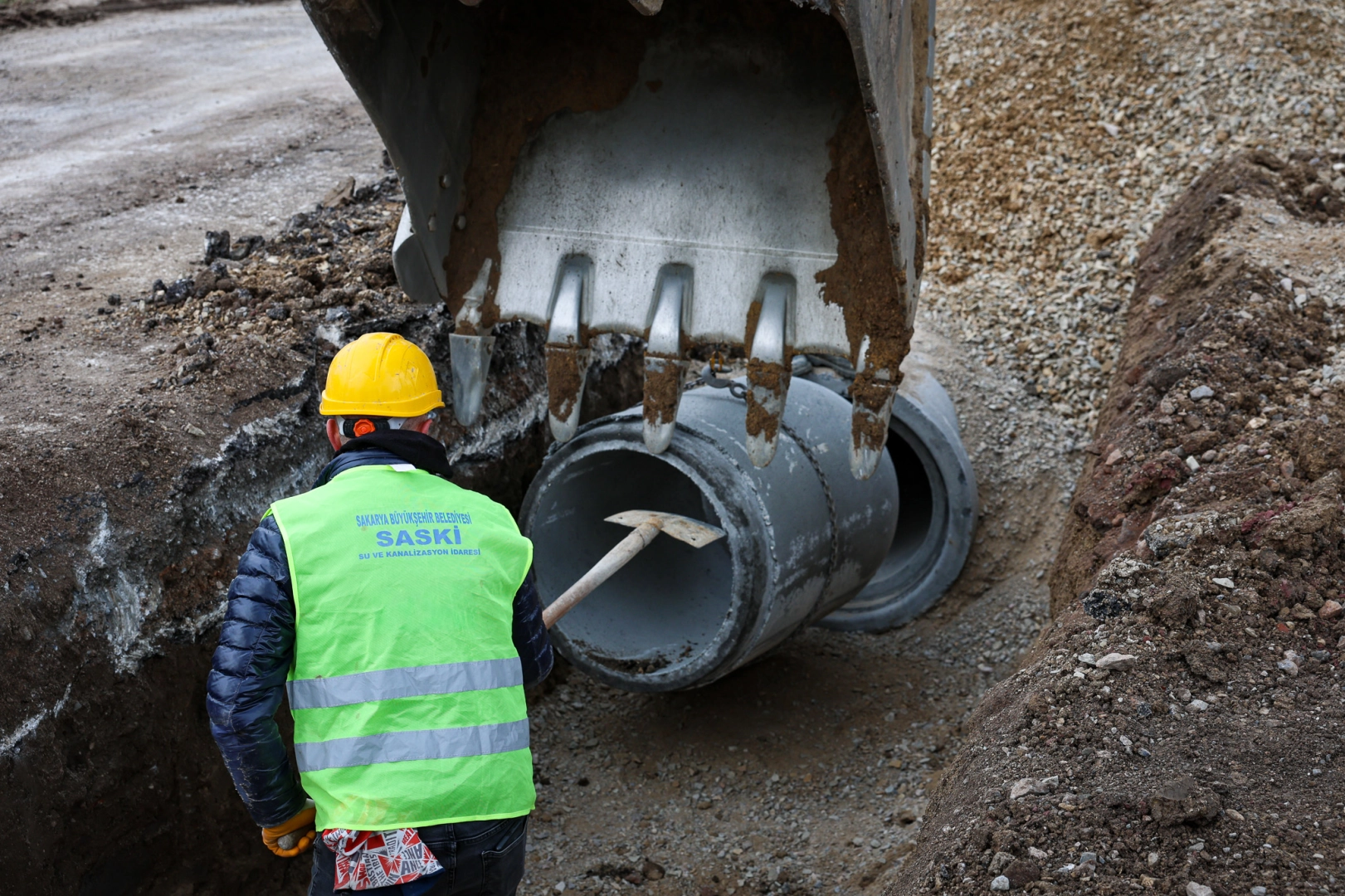 Sakarya Karakamış’ta yağmur suyu altyapısı yeni hat ile güçleniyor