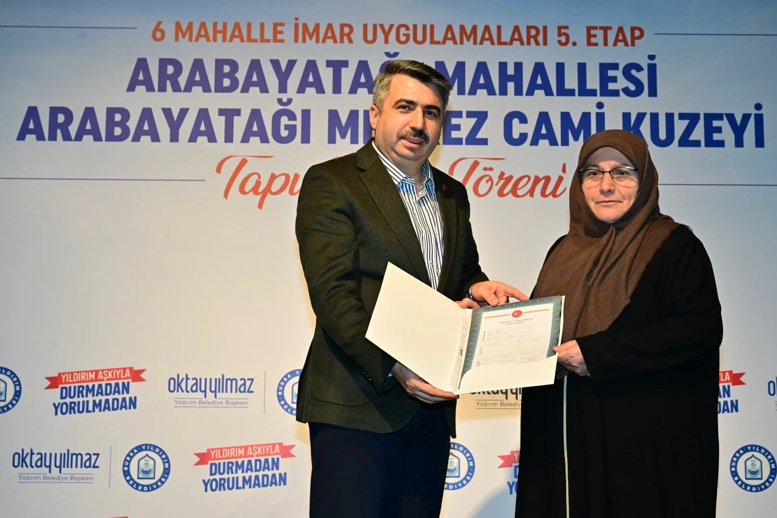 Yıldırım’da büyük dönüşüm yolunda tapu seferberliği