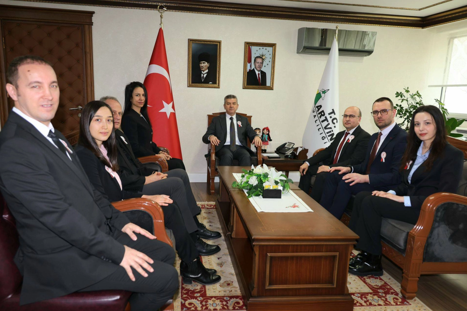 Artvin Valisi Ergün’e “37. Vergi Haftası” ziyareti