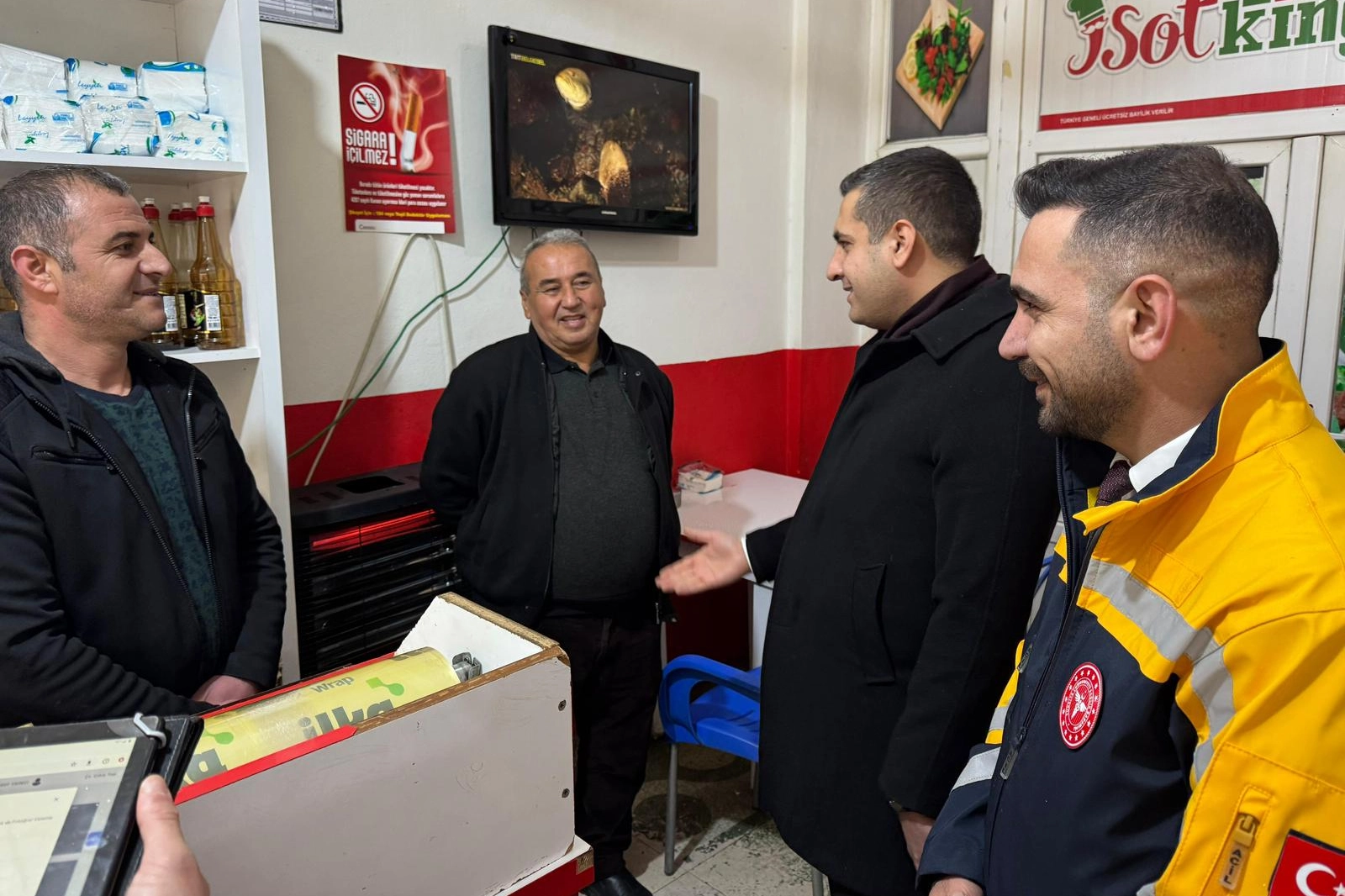 Batman Kozluk’ta esnaflara tütün ürünlerinin zararları anlatıldı