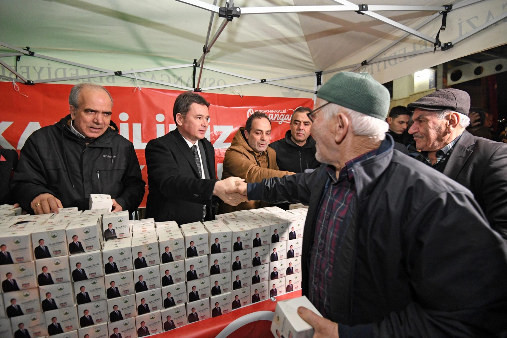 Bursa Osmangazi’de Başkan Aydın vatandaşlarla buluştu