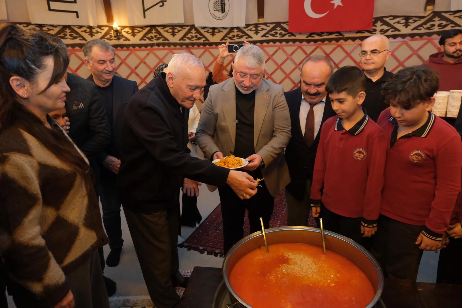 Çorum’da “Çiğdem Aşı” geleneği yaşatıldı