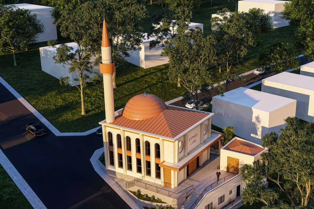 Kayseri Melikgazi’de Aynalı Cami’ye yeni makyaj