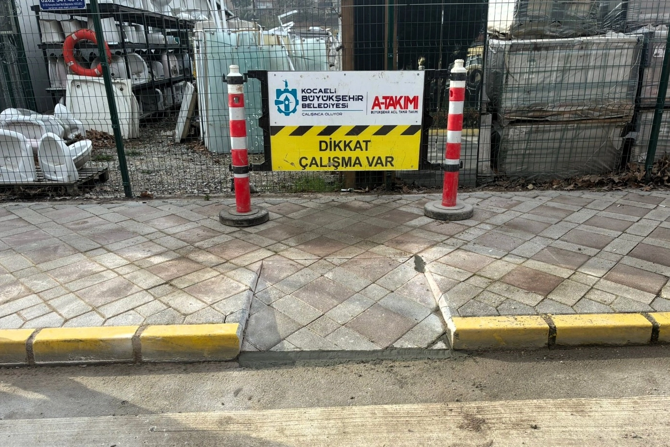 Kocaeli’de engelli rampalarıyla özel bireyler daha rahat