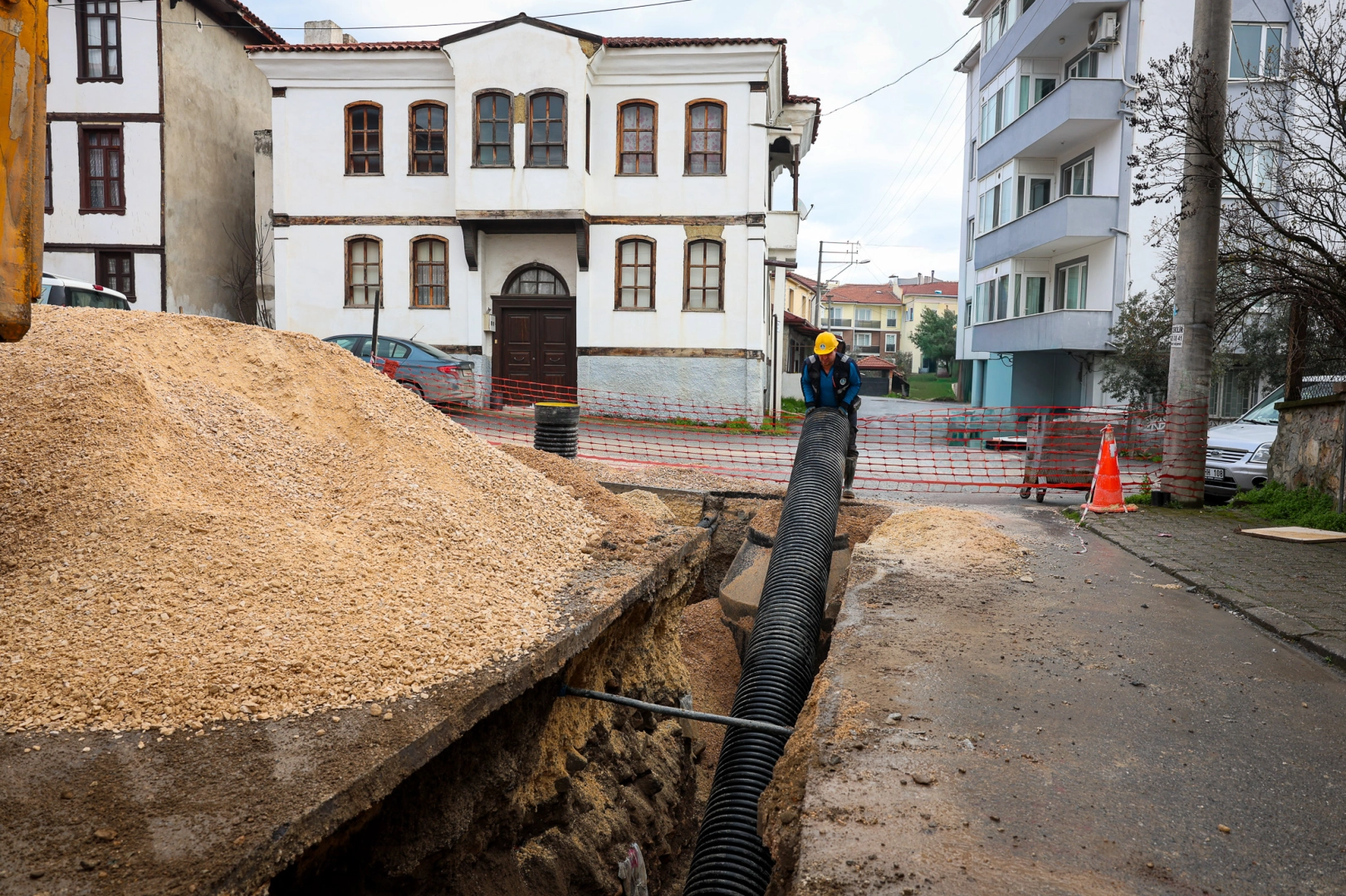 Sakarya’da yeni yağmur suyu hattı ile Elperek yağışlara karşı güvende